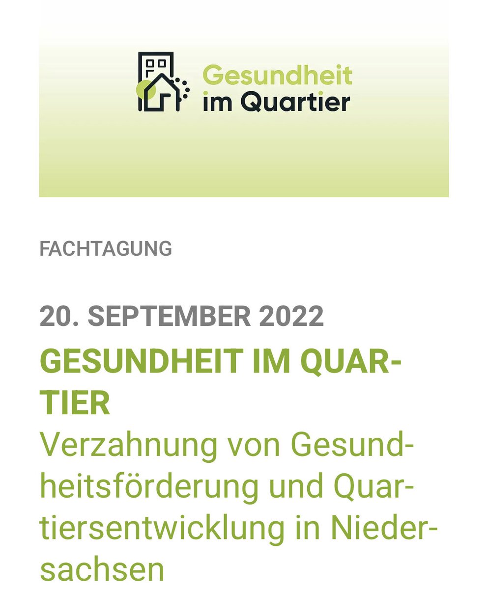 InGe_zwitschert's tweet photo. Heute zur Fachtagung in Hannover, #GesundheitImQuartier bei ⁦@LVGundAFS⁩ mit ⁦@aok_nds⁩ ⁦@difu_d⁩ Wer ist dabei? https://t.co/KyAZhbz5pA