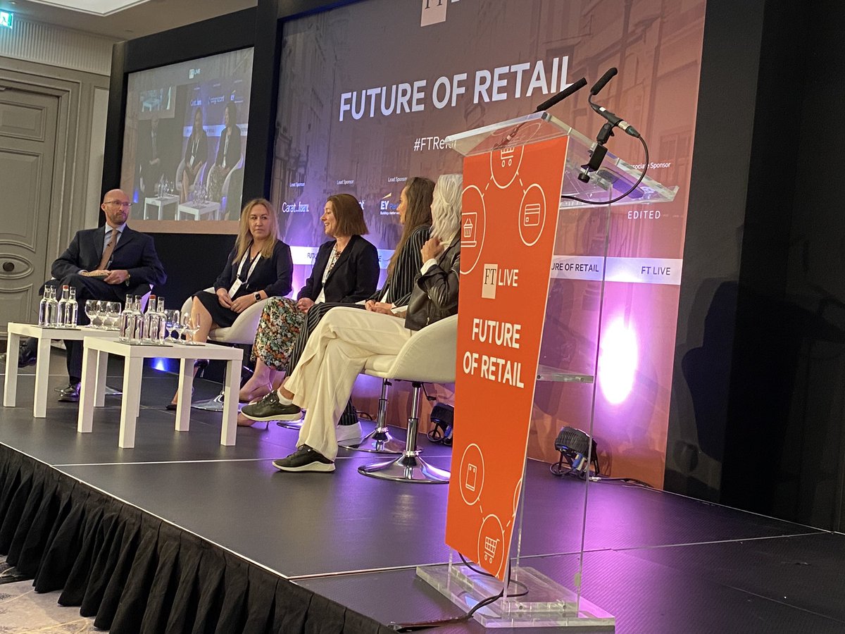 And we're back... hosting <a href="/ftlive/">Financial Times Live</a>'s Future of Retail conference and the real retail experts such as <a href="/JonathanEley/">Jonathan Eley</a> and his opening panel on the race to net zero. Streaming online too retail.live.ft.com #FTRetail