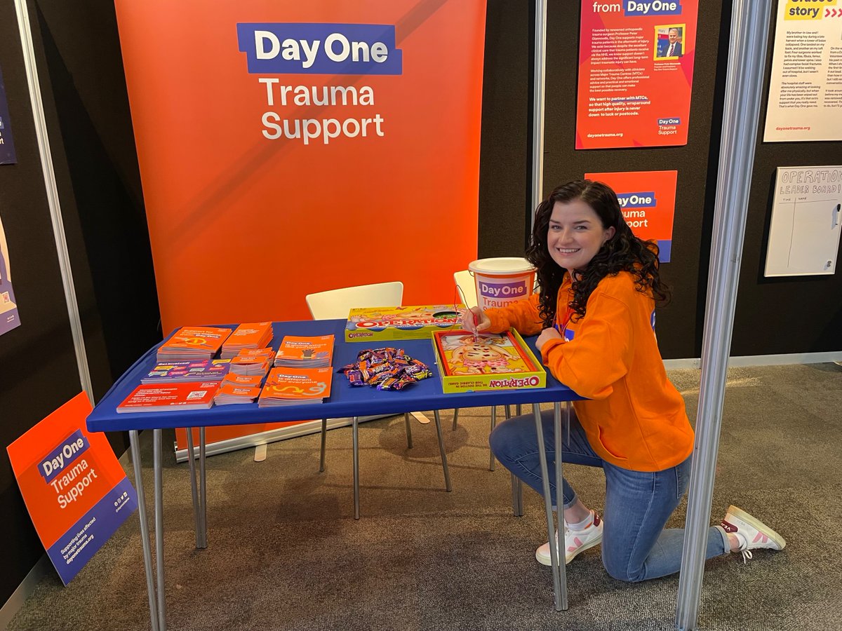 Come and see us at stand 56, hall 3 at <a href="/BritOrthopaedic/">BOA</a> Congress to learn about our work with people affected by major trauma and perhaps have a game of Operation!