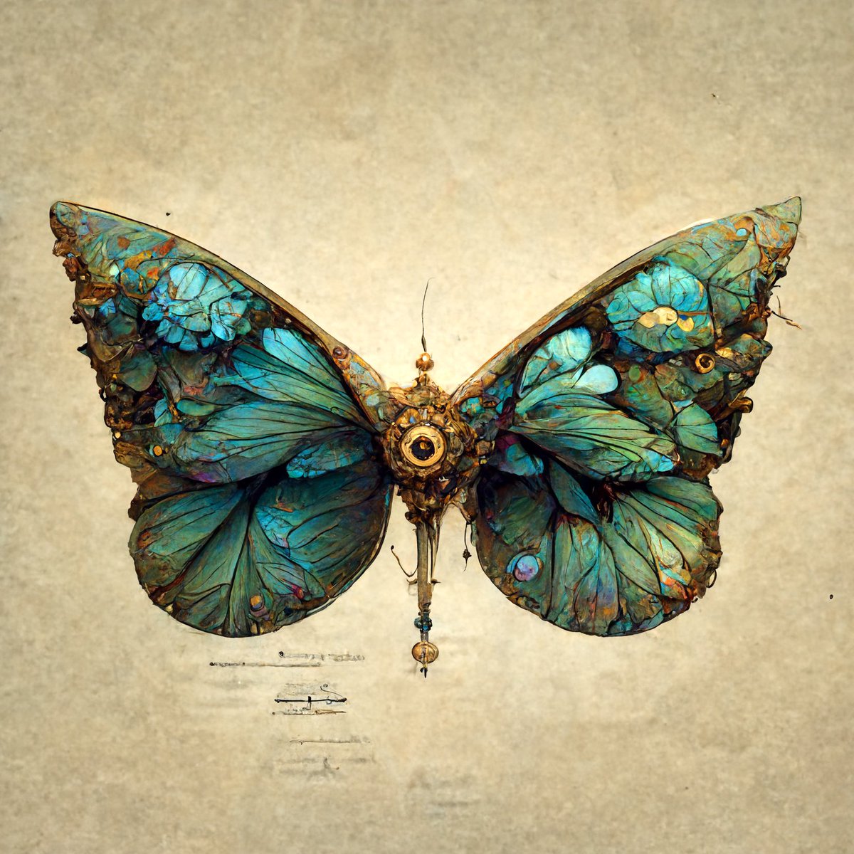 Check out my item listing on OpenSea! opensea.io/assets/ethereu… via <a href="/opensea/">OpenSea</a> #NFTdrop #NFTs #NFTartwork #Alien #Butterfly #Illustration