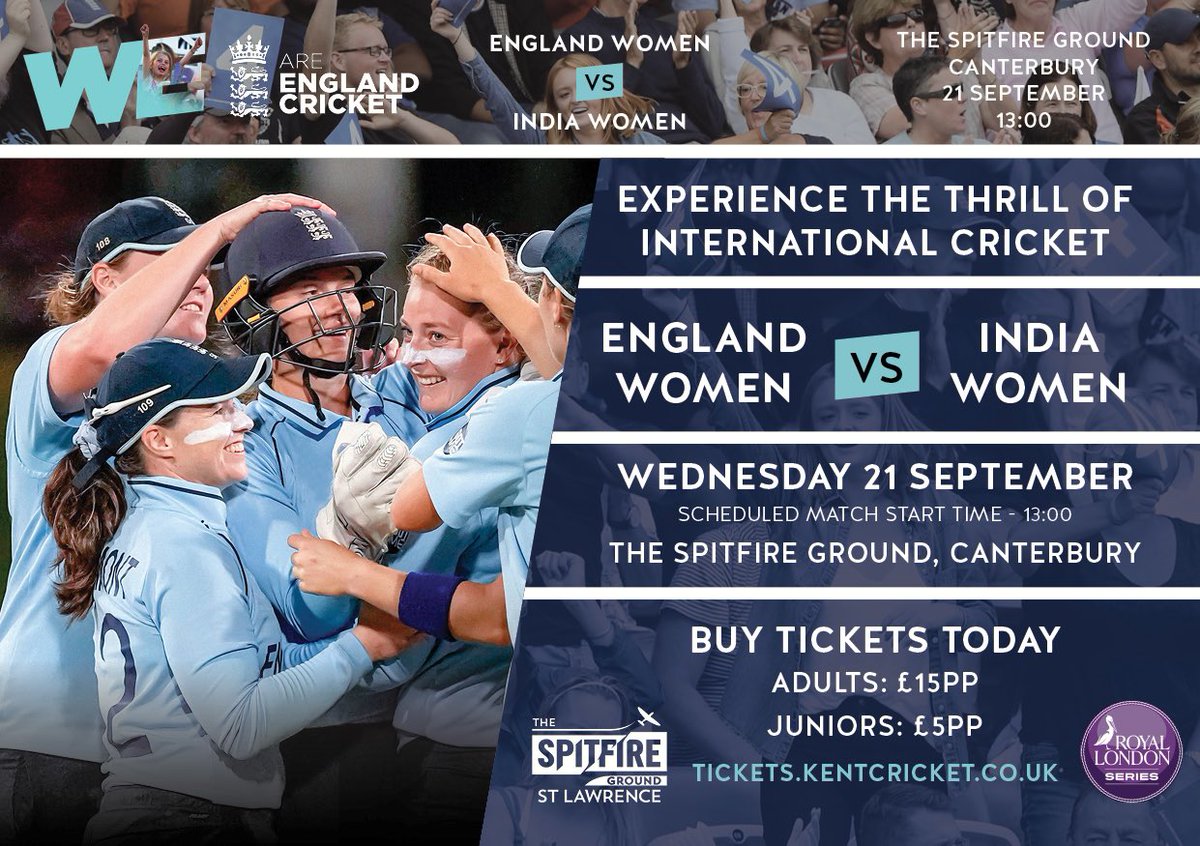 cohesionplus's tweet photo. We have been delighted to have worked with @KentCricket on the #WomensOneDay match between @englandcricket @BCCIWomen which takes place tomorrow @VisitCanterbury with local #community groups and @youngpeople attending and some great entertainment including @KingsofDhol #kent https://t.co/k6g8vqpXSj