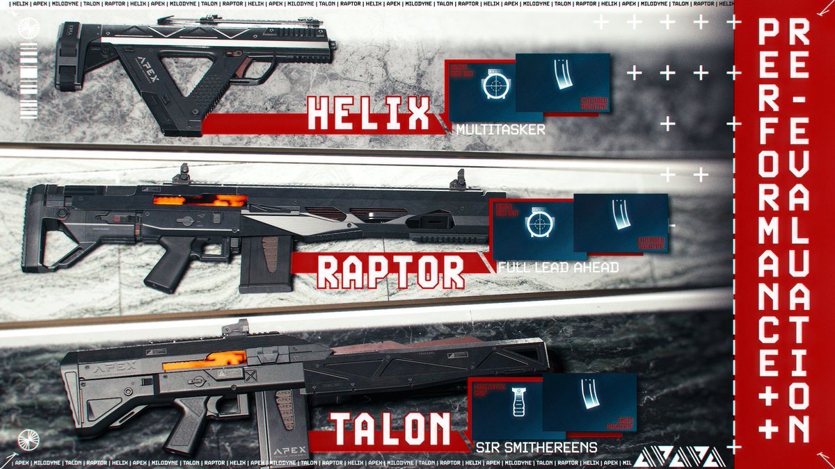 Performance Re-Evaluation

This task event is the holy grail for all the fans of top-tier futuristic weaponry. Not only can you get the complete Apex weapon lineup, but also invaluable parts that unlock your guns' full potential!

Complete assigned tasks and claim the rewards!