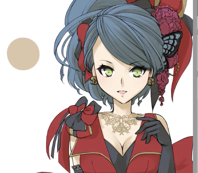 一年くらい寝かせてたやつを再開(下絵が気に入らなくて放置してただけ) 