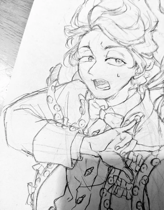 666年振りに描くと描き方忘れたりしていてかなり苦戦している 