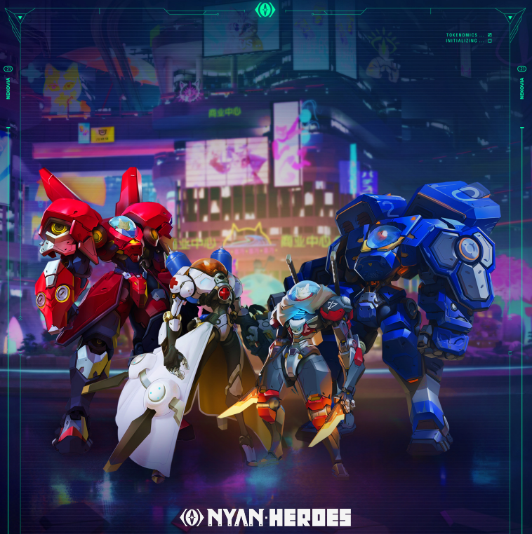 Sage_Dao's tweet photo. Nyan Heroes:
Nyan Heroes is a AAA play-and-earn, third person shooter (TPS) built on the Solana
blockchain. In Nyan Heroes, you play as a Nyan cat piloting a Guardian Mech set in
a futuristic world where elements of fantasy and science fiction intertwine. https://t.co/IUrRN9dtyW