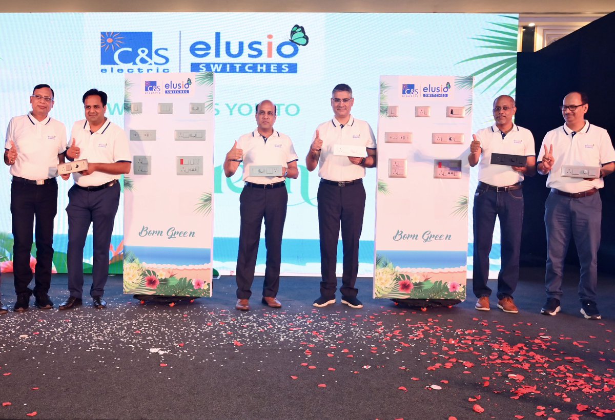 cselectricltd's tweet photo. C&amp;S Electric Launches Elusio switches- The Born Green Switches

#ElusioSwitch #Elusio #BornGreen #AntibacterialSwitches #CSElectric https://t.co/J4xih82ORT