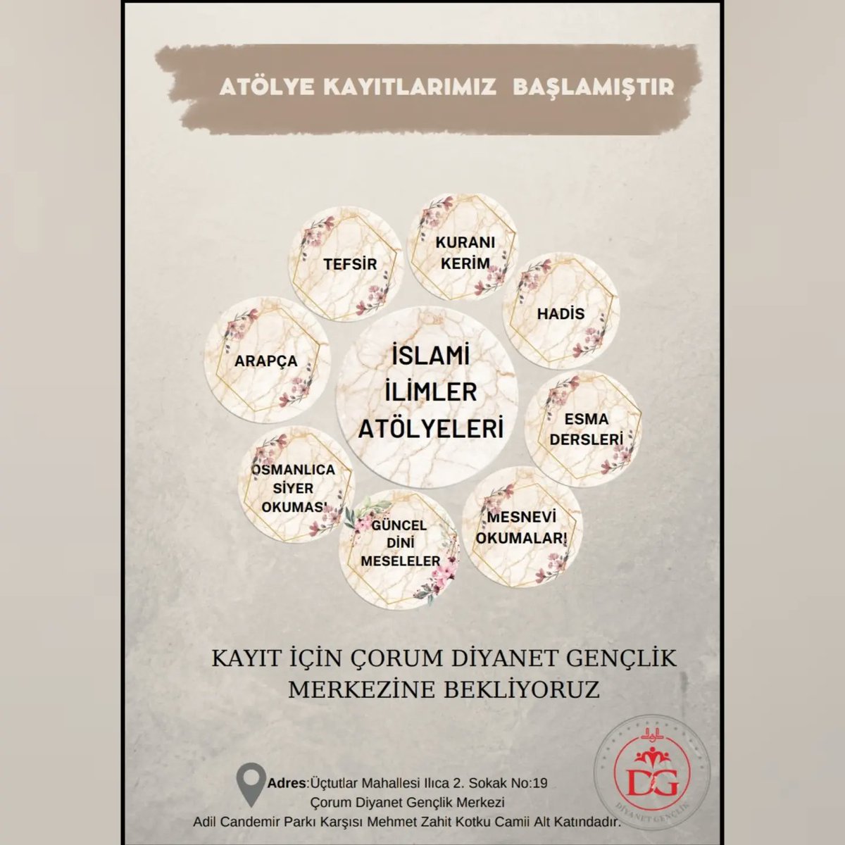 Sevgili Gençler İslami ilimler Atölyemize bekleriz 🥰

#islamiilimler
#dibgenclik
#gencligedeğer 

<a href="/idrisyavuzyigit/">İdris YAVUZYİĞİT 🇹🇷</a>