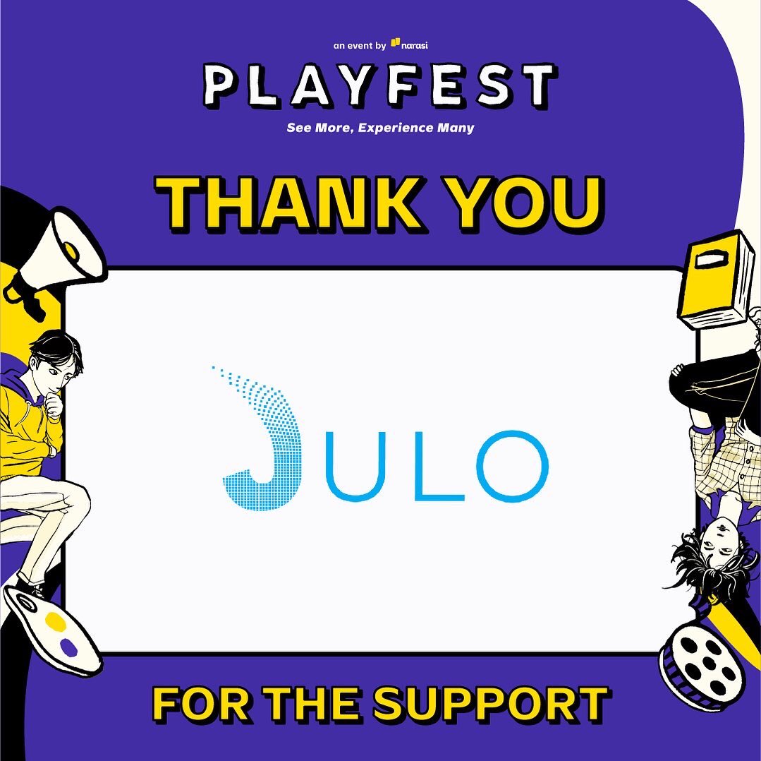 narasitv's tweet image. Terima kasih untuk semua official sponsor yang telah mendukung Playfest!🥳

#Playfest2022 nggak mungkin berjalan lancar tanpa dukungan dari @juloindonesia @GrabID @ovo_id @CornettoID @DaihatsuInd @sehatAQUA @GarnierID &amp;amp; @Urbnxid 🙌🏻 | Playfest

#Playfest2022 #ReactivateYourSense