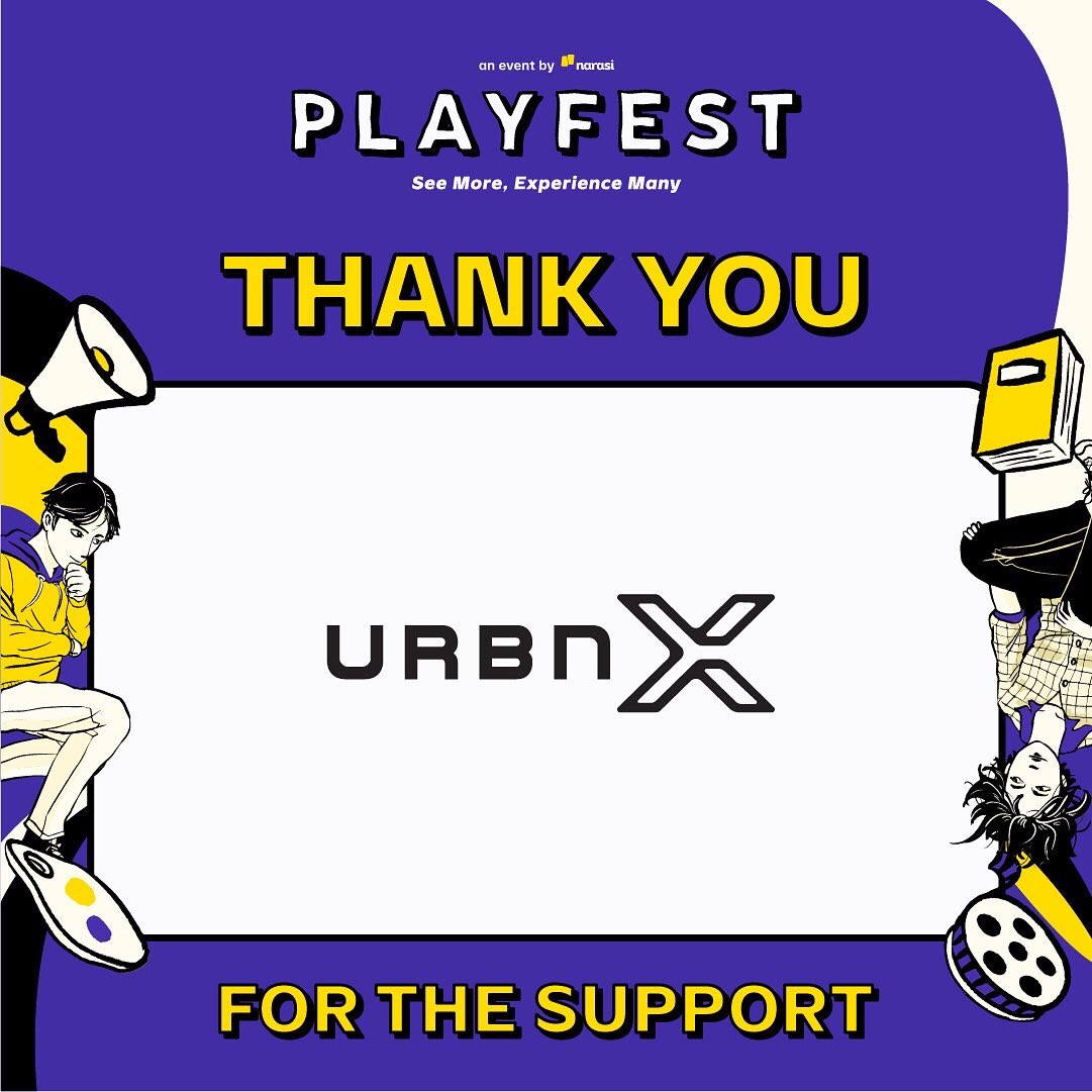 narasitv's tweet image. Terima kasih untuk semua official sponsor yang telah mendukung Playfest!🥳

#Playfest2022 nggak mungkin berjalan lancar tanpa dukungan dari @juloindonesia @GrabID @ovo_id @CornettoID @DaihatsuInd @sehatAQUA @GarnierID &amp;amp; @Urbnxid 🙌🏻 | Playfest

#Playfest2022 #ReactivateYourSense