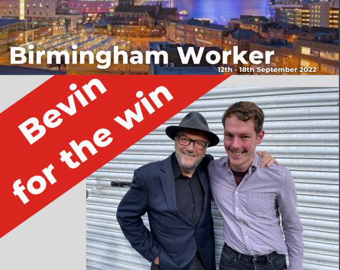Have a read of our weekly newsletter so that you can hear a little bit more about what the group is up to. 
Weekly meetings take place every Wednesday at 7pm at the All Services Club in Moseley, B13.

birminghamworker.org/2022/09/19/dow…