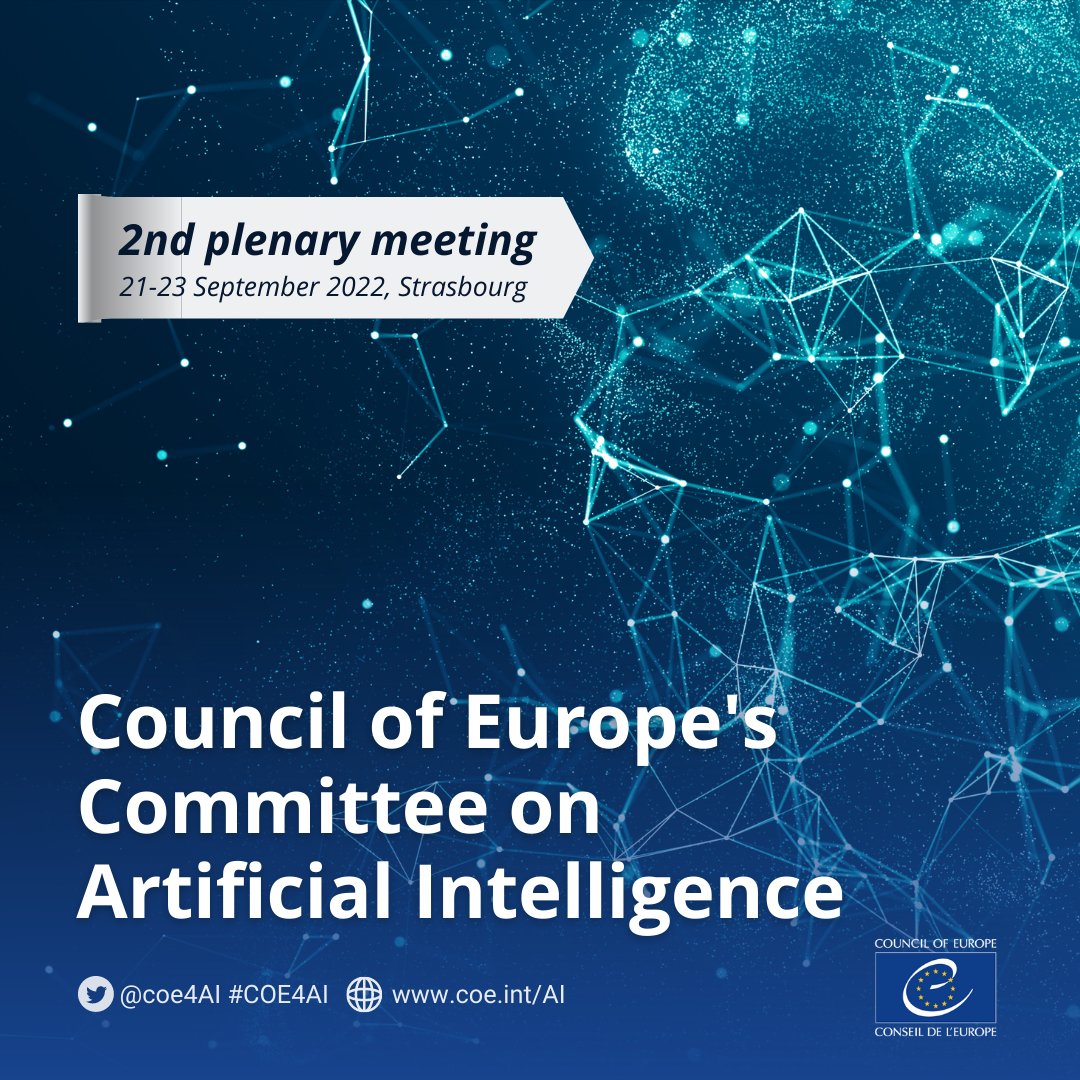 CoE_DigitalGov's tweet image. The #CAI Committee will examine a 1st draft convention on #AI this week w. focus on the dvp. of common principles to ensure the respect of #humanrights, #democracy and the #ROL in the context of AI systems assisting or replacing human decision making. bit.ly/3qRilCj