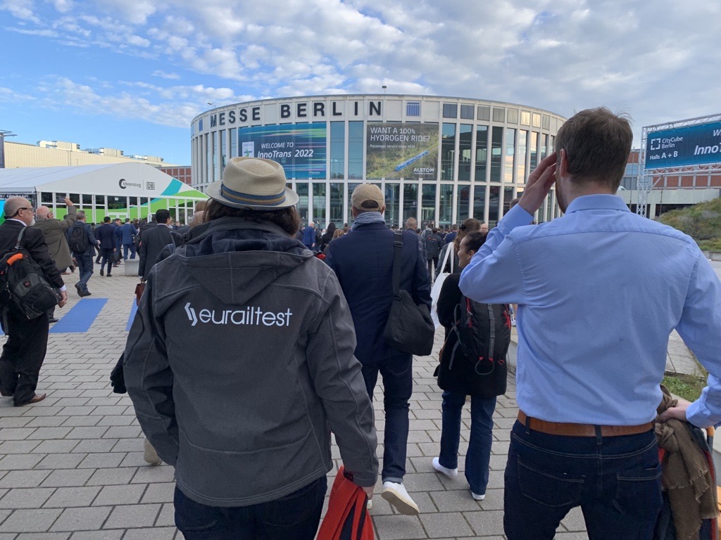 eurailtest's tweet photo. Let's go  💪!

📢The Eurailtest team is ready to welcome you at Innotrans.

▶️See you in Hall A, stand 170

#Innotrans2022 #Berlin #Eurailtest https://t.co/0OpnKitmjS