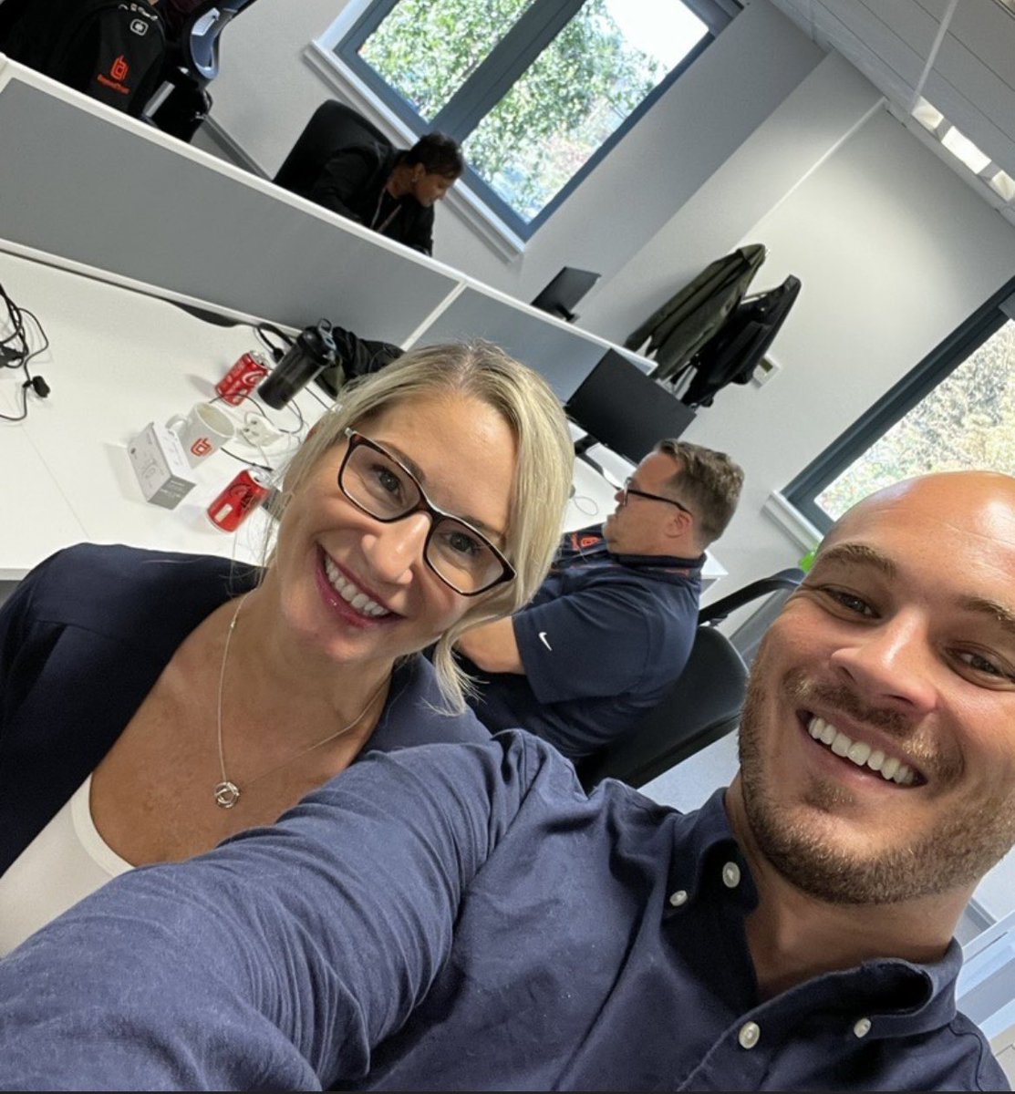 EmmaRec84's tweet photo. Lovely to see our American teammates in the @BeyondTrust Manchester office last week! ππ» πΊπΈ
Itβs been the first chance in a while for us to get together in person π§‘ π
#globalcompany #believebelongbecome #cybersecurity #beyondtrustlife #teambuilding #teamculture https://t.co/zDGBdbKXxl