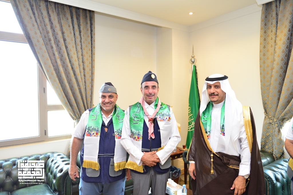 almajmaah's tweet photo. سمو محافظ المجمعة يستقبل رئيس وأعضاء رواد كشافة المجمعة - صحيفة المجمعة الالكترونية https://t.co/mZFUKLFcJs 
#المملكة_العربية_السعودية 
#المجمعة
#سدير https://t.co/k3ZFuomonE