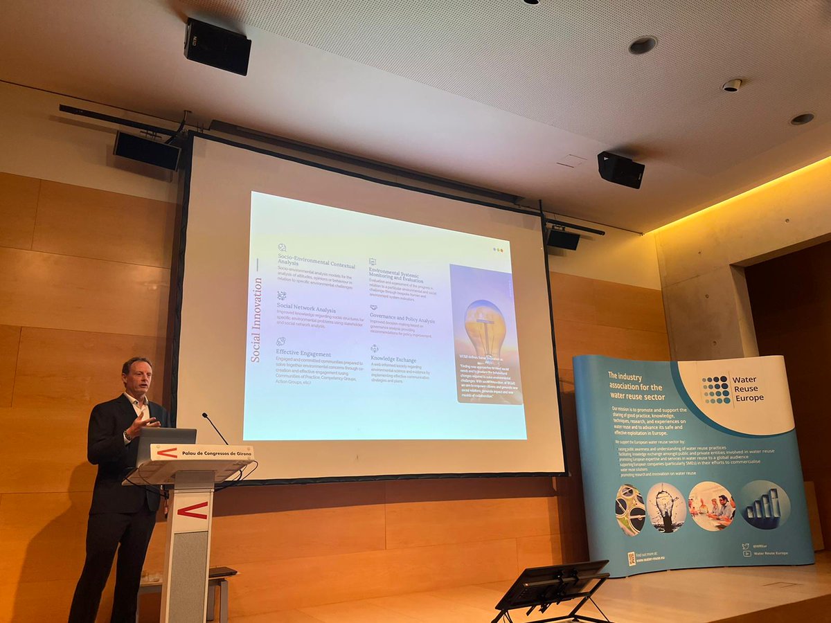 <a href="/Dawieis/">David Smith</a>, director de @WEandB, fa la ponència "How can we ensure economic sustainability fornester reuse"