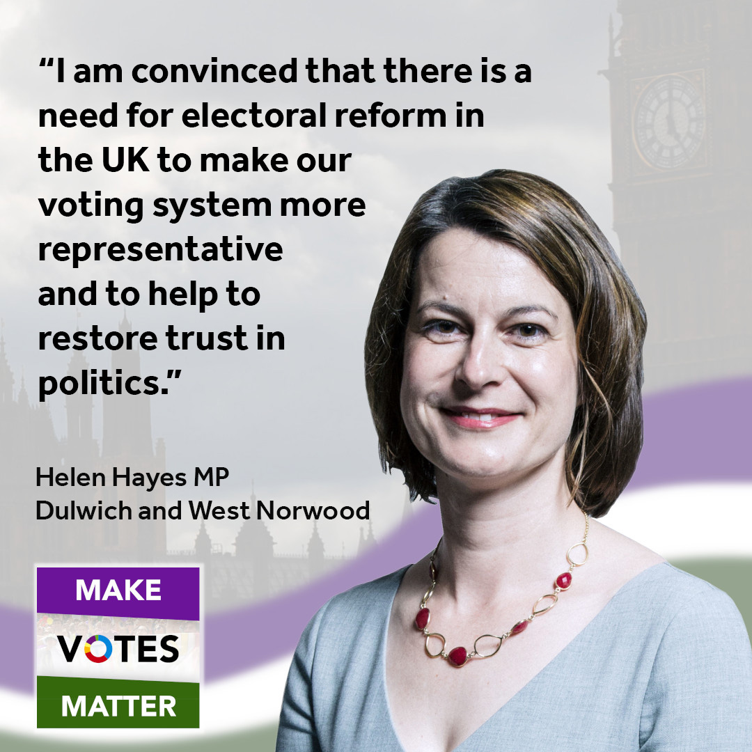 Labour Conference starts today! 

As the party debates many topics, one that can unite an overwhelming majority of members and affiliates is the need for Proportional Representation. 

With 27 Labour MPs like @helenhayes_ in MVM's Alliance for PR, PR is in the mainstream.