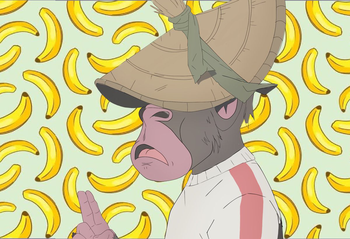Sup_Zuki's tweet photo. THE ROYAL BANANA GIVEAWAY

This is a historic moment and.. we have many of them anyway! 

🏆 - 5x Joker Banana to ONE Zuki.

To enter: 

🍌 - Follow: @BoredZuki + @Sup_Zuki
🏝️ -  Like + RT
🍌 - Tag 3 frens
🏝️ - Drop a pic of your BZUKI

5hr, Goodluck 🤞
_ https://t.co/AP7BJOt8iZ