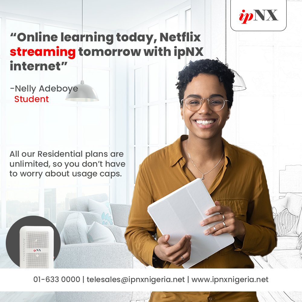 ipNXTweet's tweet photo. Everyone deserves unlimited internet for work, learning or home entertainment.
Choose ipNX Residential Unlimited Data plans today. Send a DM or call 01-633 0000 to get connected.
#ipnx #unlimitedinternet #fibre https://t.co/JLnyaQSfaO