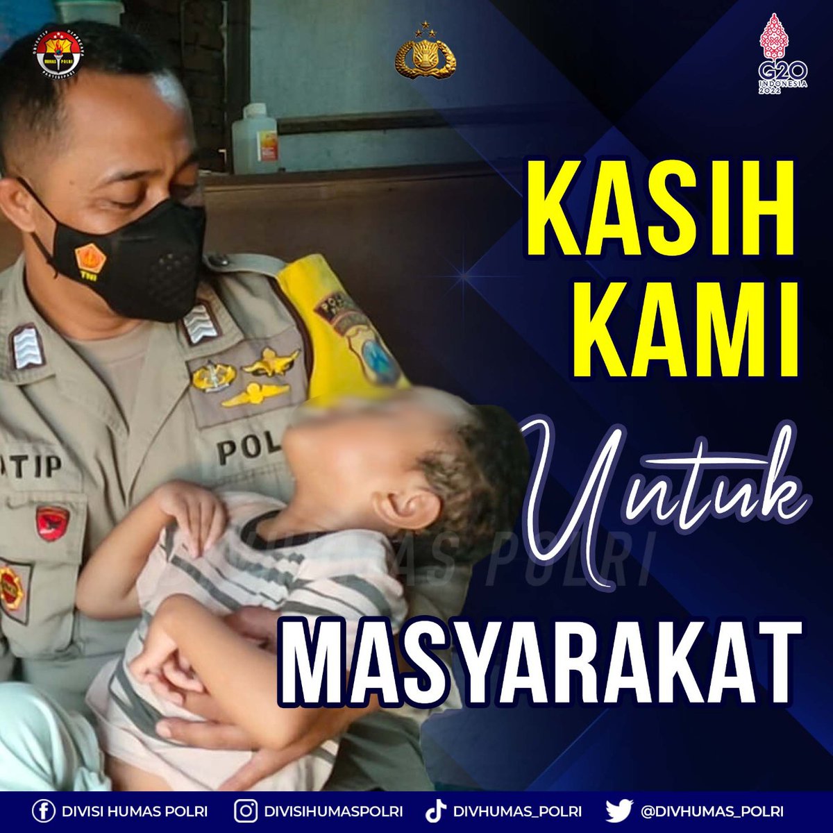 Gilberds13's tweet photo. Potret #SigapBantuSesama kepedulian Polri kepada seorang anak penyandang disabilitas di Kabupaten Pacitan, Ja-Tim.Kepedulian tersebut diwujudkan dengan pemberian perhatian khusus serta motivasi dan semangat sebagai wujud simpati dan empati anggota kepolisian.Siaga Tanggap Bencana https://t.co/HLlvIsQlf2