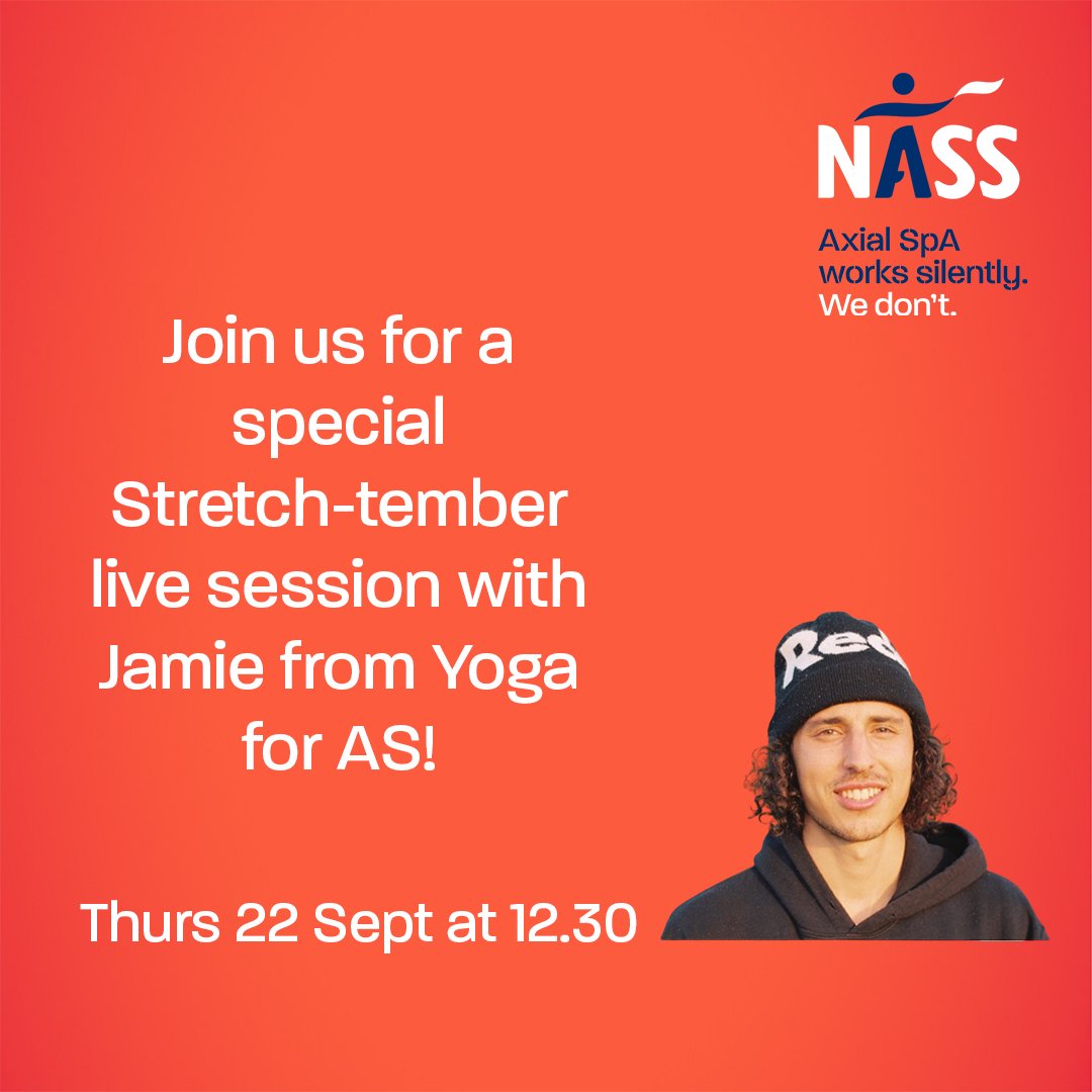 NASSexercise's tweet photo. #StretchItOutTuesday
Thank you to over 100 supporters who have joined us for #Stretchtember !
To keep you motivated, we are excited to share @YogaforAS will host a Facebook live session on Thursday 22nd from 12:30pm - 1pm.
There is still time to donate https://t.co/5VhpdJVgIx https://t.co/gQrKZUOn0Y