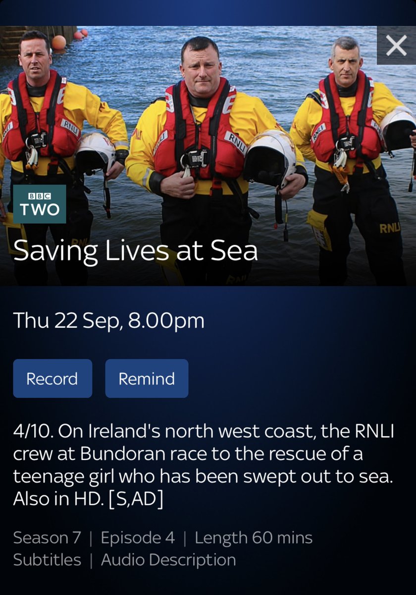 Atlantic85's tweet photo. We are looking forward to being on #SavingLivesAtSea on @BBCTwoNI &amp; @BBCTwo this Thursday evening (22nd Sep) at 8pm!

https://t.co/maNpGCWjBE https://t.co/v2Xlbcwduh