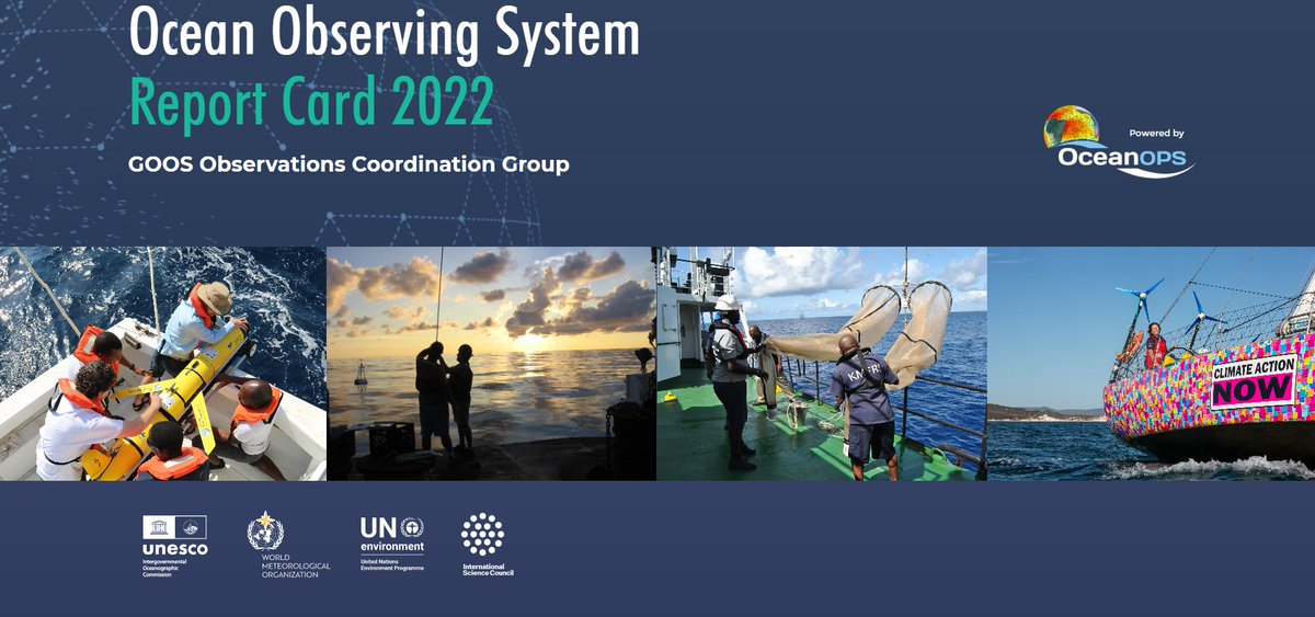 oceanops_goos's tweet photo. New @GOOSocean Observing System Report Card has just been released!
➡️Look at the 2022 high-level annual report providing a deep insight on the state, capacity and value of our Global Ocean Observing System!
https://t.co/Hpa1c0KzNW
PR ➡️https://t.co/Wnm8kT1O1G https://t.co/60S5zRMphd