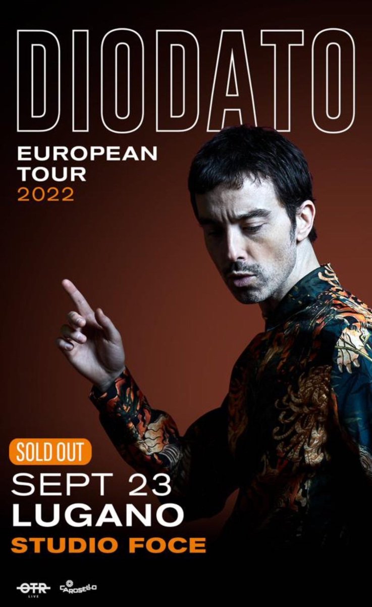 Diodatofan's tweet photo. Il concerto di Lugano è Sold Out! 🤍
#Diodato #europeantour https://t.co/wglPfsNEBn