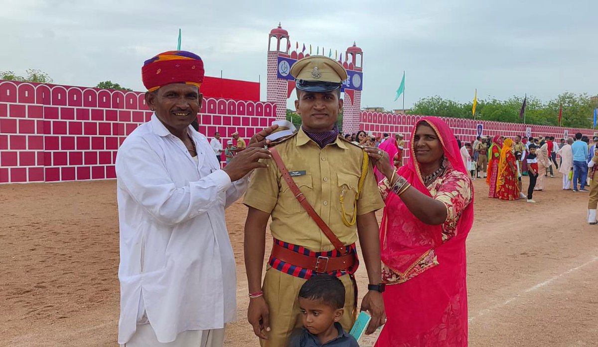 One of our ex-employees is now a police officer! Glad to learn that Pintu Rana, who worked with us as a security guard, had put his salary into preparing for exams &amp; is now a sub-inspector in Rajasthan! I wish him the best &amp; hope this inspires others to also go for their dreams.