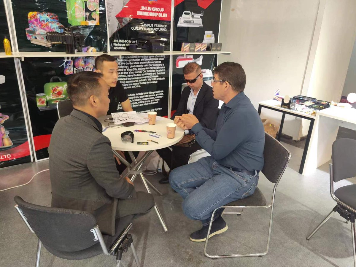 HkJinlin's tweet photo. #intertabac2022
#Intertabacexhibition
#jinlinsmokingaccessories
#exhibition 
#germany2022 https://t.co/2aPjb5IQEq