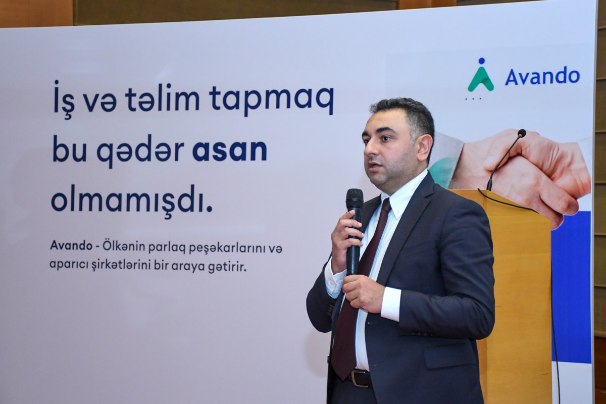 TIFAzerbaijan's tweet photo. 19 sentyabr tarixində işəgötürənlərlə işaxtaranlar arasında körpü funksiyasını yerinə yetirəcək həmçinin məzunlar üçün məlumat mənbəyi olan https://t.co/N2o5GGzx9S portalının təqdimat mərasimi keçirilib.
Ətraflı: https://t.co/xituRpwgW8
#PeşəTəhsili #KaryeraPlanlaması #Avando https://t.co/GyaVnh14rm