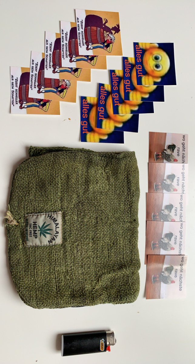 herr knax (@ketaknax) on Twitter photo 🎁MEGA GEWINNSPIEL🎁
1x 100% hemp tabakbeutel
1x bic small feuer
5x „wo geht nächste rave“ sticker
5x „alles gut“ sticker
5x „zieht schneller als …“ sticker
✅Teilnahmebedingung✅
-<a href="/knax_macher/">knax (privatsache)</a> und @knax_macherin folgen!
-1x freund in denn kommentaren markieren
-retweeten 🎁MEGA GEWINNSPIEL🎁
1x 100% hemp tabakbeutel
1x bic small feuer
5x „wo geht nächste rave“ sticker
5x „alles gut“ sticker
5x „zieht schneller als …“ sticker
✅Teilnahmebedingung✅
-<a href="/knax_macher/">knax (privatsache)</a> und @knax_macherin folgen!
-1x freund in denn kommentaren markieren
-retweeten