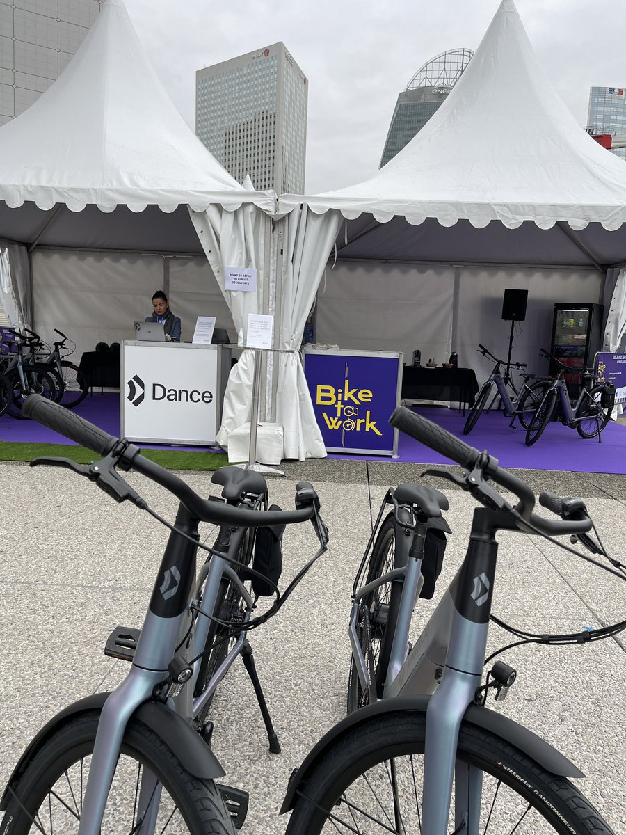 mobilitymakers's tweet photo. Come see us and @ridewithdance at Paris La Défense BikeToWork @biketoworkinfo 💜 Get to try their awesome bikes and other exciting activities ✨

@ParisLaDefense #paris #bikes #ridewithdance #bicycle https://t.co/jLNEofjWvv