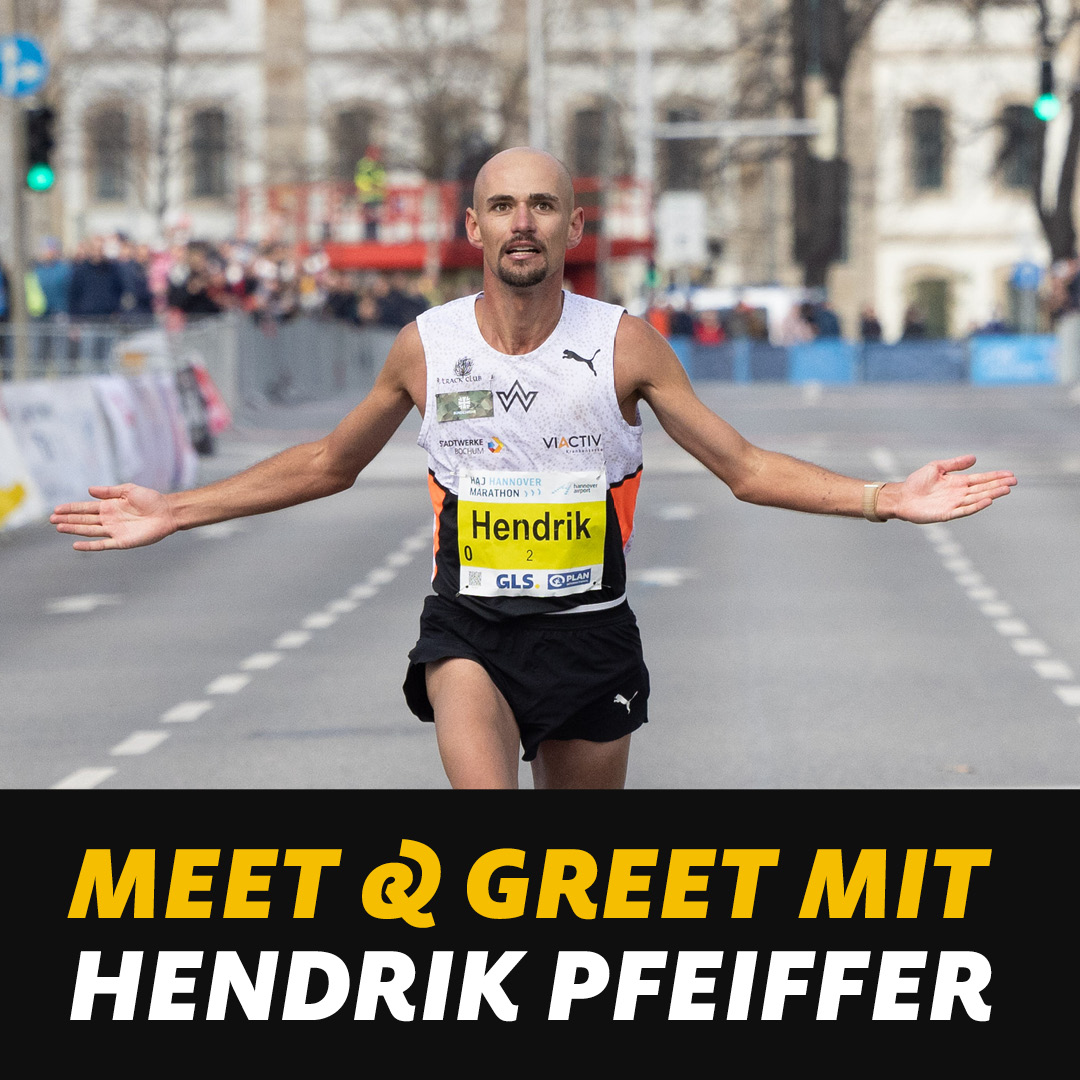 Morgen nachmittag noch nichts vor? Jetzt noch schnell einen Platz für das anstehende Meet &amp; Greet mit Hendrik Pfeiffer sichern.
marathon-hannover.de/meetandgreet