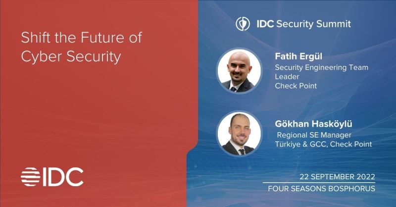 IDC Security Summit 2022 etkinliğinde Check Point'un siber güvenliğin geleceğini değerlendireceği konuşmaya bekliyoruz. 
ow.ly/Oh9P50KNBHO #checkpoint #idc #horizon