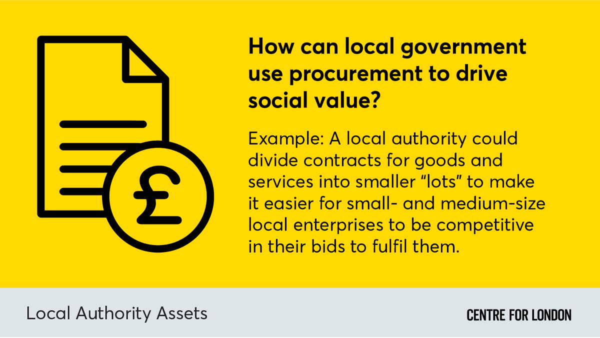 centreforlondon's tweet photo. Our report on #LDNassets is live! Our research revealed new ways for councils to use their procurement, properties and pensions to generate social value.
Download the full report here: https://t.co/AZLjAnJeTe https://t.co/LN1Usjajrh