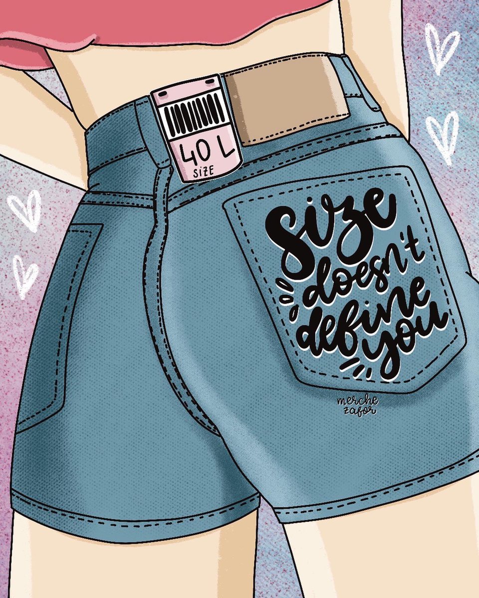 GM ☀️ A little reminder that we are much more than a size 🌼♥️✨