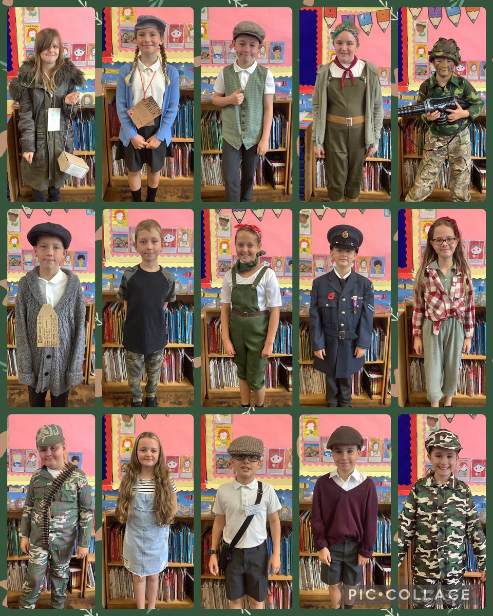 NewInnPrimary's tweet photo. How amazing do Y6 PR look this morning?! We are going to have a fabulous day! #ww2 #rememberme #immersionday #topicday https://t.co/t0vtSPCOos