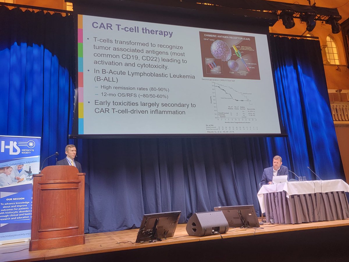 Histiocyte Society meeting 2022, Dr. Kevin McNerney presents CAR -T cell #histiocytesociety #HSMeeting2022