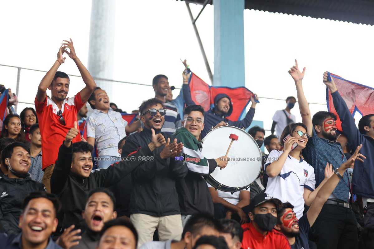 TheVARShow1's tweet photo. Not the result we wanted but we enjoyed this Women's SAFF Championship to the fullest. 🇳🇵 

@SamipBaral 
@Sushil_Spurs 

Photo Credits: @Goal_Nepal   and @HamroKhelkud 
#TheVARShow https://t.co/VNQaErplvN