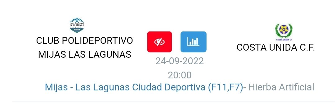Mrxsrp's tweet photo. #futbol 3 Andaluza Senior G3
J2
@PLCompadres vs @CdS_SportsClub 25/9 20 H serrano lima
Las Lagunas vs @CostaUnidaFC 24/9 20 H CD Las lagunas
#CDFBanus vs @EsteponenseADC 24/9 15 H Almagro
@CDEstepona B vs @cdmijas 24/9 19:30 muñoz Perez
@Acedotor @alsoldelacosta @CostaDelSolNew1 https://t.co/QGQs0Cimz5