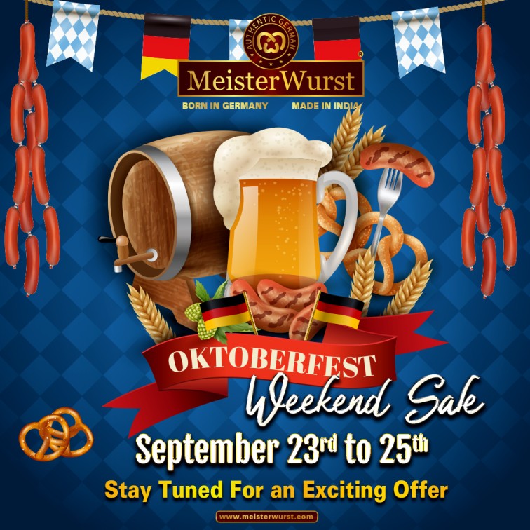 𝐄𝐱𝐢𝐭𝐢𝐧𝐠 𝐨𝐤𝐭𝐨𝐛𝐞𝐫𝐟𝐞𝐬𝐭 𝐰𝐞𝐞𝐤𝐞𝐧𝐝 𝐬𝐚𝐥𝐞 𝐂𝐨𝐦𝐢𝐧𝐠 𝐒𝐨𝐨𝐧! #weekendsales #Oktoberfest #meisterwurst