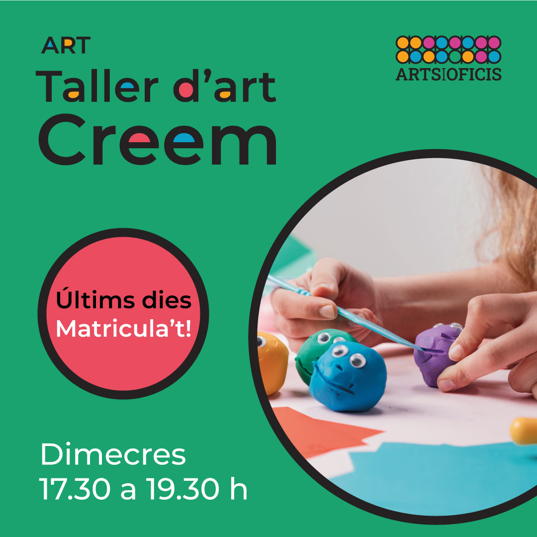 artsioficis's tweet photo. 🎨 Tens un fill/a a qui li encanta l'#art? 
Si es passa el dia entre llapissos, colors i pinzells o fent construccions i tot tipus d'escultures, és un artista!

📖 + info https://t.co/fWoiuef389
📝 Matrícula https://t.co/1SPIicPsTT

#olesademontserrat #tallerart #artinfantil https://t.co/9sVOUXRaew