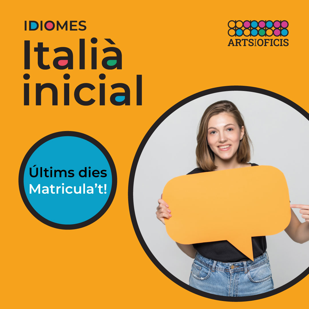 artsioficis's tweet photo. 🇮🇹 Ciao, grazie mille, per favore, non capisco, buongiorno! Ho has entès tot oi? I series capaç de contestar en #italià? 🤔 A partir d'ara, sí!

📖 + info https://t.co/7HN2kGjHM0
📝 Matrícula https://t.co/1SPIicPsTT

#olesademontserrat #cursitalià #escolaidiomes #academiaidiomes https://t.co/GJFgelESke