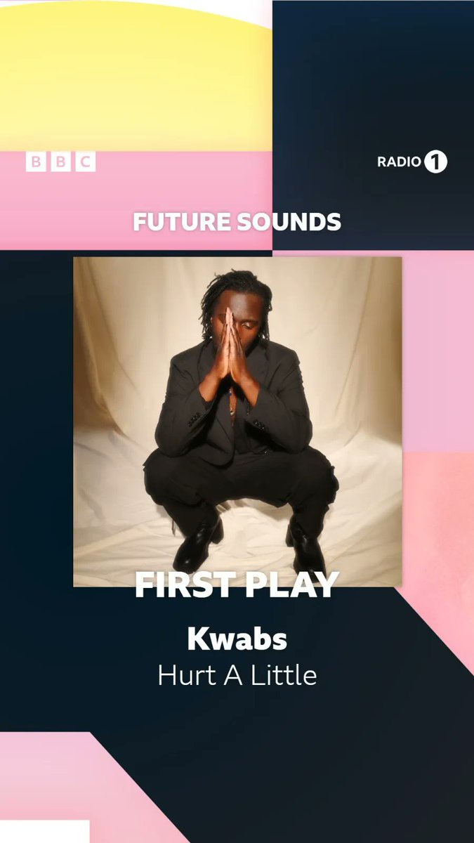Kwabs's tweet photo. First play of my new song is tonight on Radio 1 by Clara Amfo

It's on at 6:50pm

Please come and usher in a new era of sadboi antics with me 🥲

x https://t.co/TVASvzU1ZA