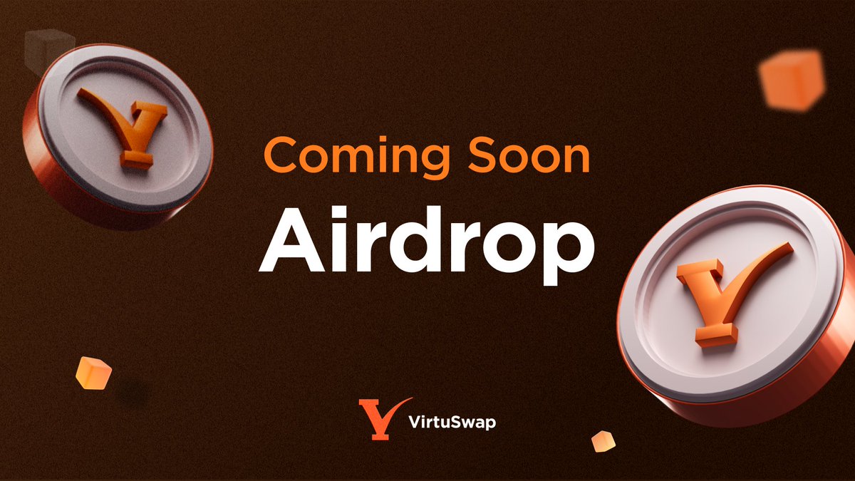 VirtuSwap's tweet photo. Who's excited???🔥
Don't miss the launch of the first VirtuSwap #airdrop and join our TG group: https://t.co/Bmen538AuJ

#Giveaway #GiveawayAlert https://t.co/DClKaHf2dW