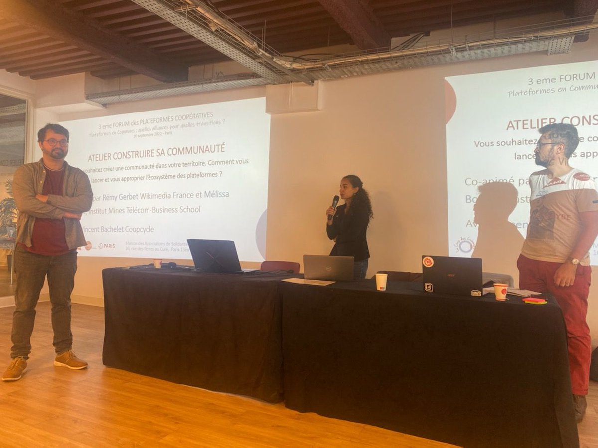 Wikimédia France (@wikimedia_fr) on Twitter photo 📢 3e forum des plateformes coopératives organisé par la <a href="/CoopdesCommuns/">La Coop des Communs</a> : @WikimediaFrance y est présente et co-anime l’atelier « Construire sa communauté ». Les échanges de la journée promettent d’être très enrichissants. Les communs sont déterminés à avancer ensemble ! 📢 3e forum des plateformes coopératives organisé par la <a href="/CoopdesCommuns/">La Coop des Communs</a> : @WikimediaFrance y est présente et co-anime l’atelier « Construire sa communauté ». Les échanges de la journée promettent d’être très enrichissants. Les communs sont déterminés à avancer ensemble !