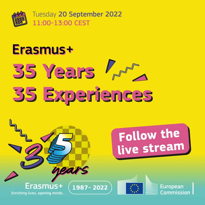MagazineJimbere's tweet photo. 🎂 Ce 20/09/2022, le programme @EUErasmusPlus célèbre ses 35 ans 🥳

▶️ De 11h à 13h, état des lieux à suivre ici 👉🏾 https://t.co/cKHOflOQd2, sur le bilan des 35 ans d'existence du programme, ses origines, son évolution ainsi que les priorités du programme 2021-2027

#Burundi https://t.co/LSBW4mBf6I