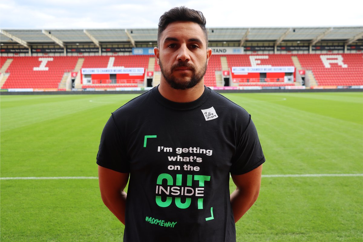RUFC_CT's tweet photo. #GoInsideOut | World Suicide Prevention Month 💚 ❤️

We continue to support the If U Care Share Foundation this month as the Trust's health, inclusion and participation departments show their support.

#RUFC #AskMeWhy #MentalHealth https://t.co/Xiv7KQJMyM