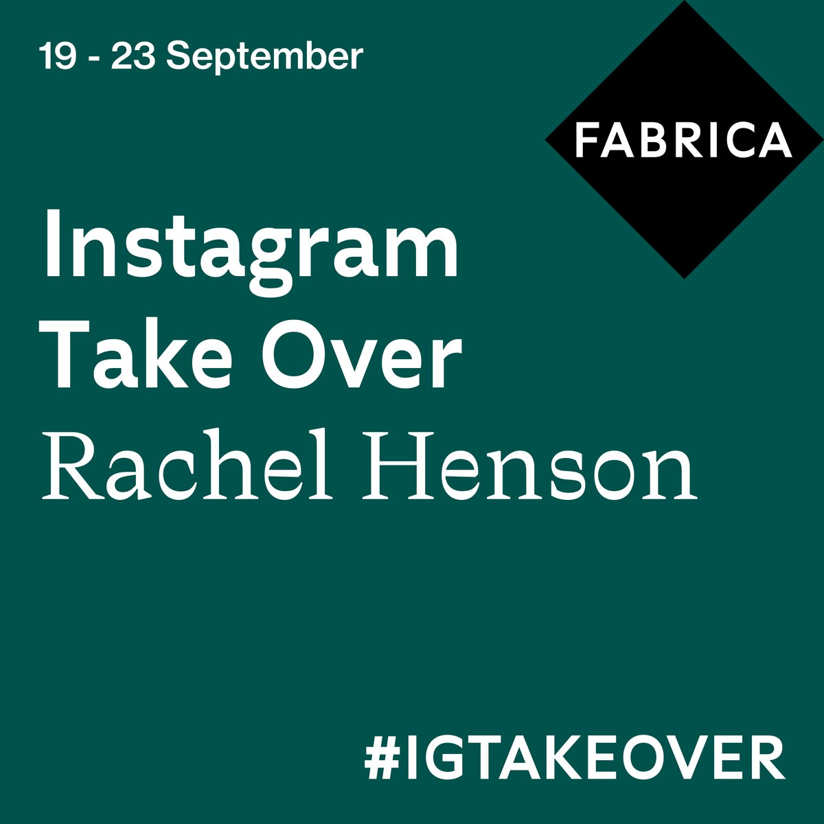 We are very excited to announce that @LivingCoastUK Residencies 2022 artist Rachel Henson (@outshifter) will be taking over the Fabrica Gallery Instagram feed this week 20 - 23 September. Head on over to discover more about the residency. instagram.com/fabricagallery