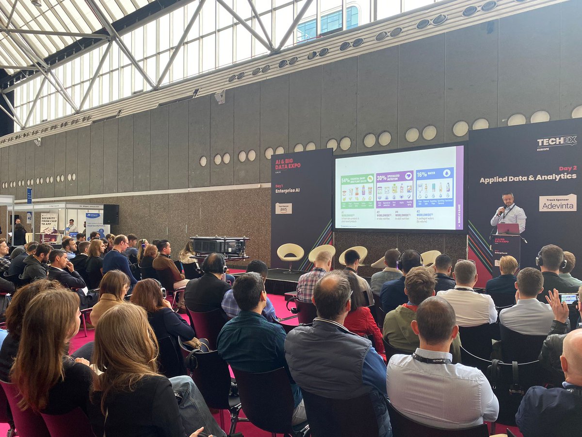 Day 1 of AI and Big Data Expo Europe has begun! Here is Julio Peironcely from Danone kicking off on the Enterprise AI stage with his keynote ‘Enterprise Adoption of AI – Where to Start?’ in front of full crowd. #AI #Enterprise #BigData